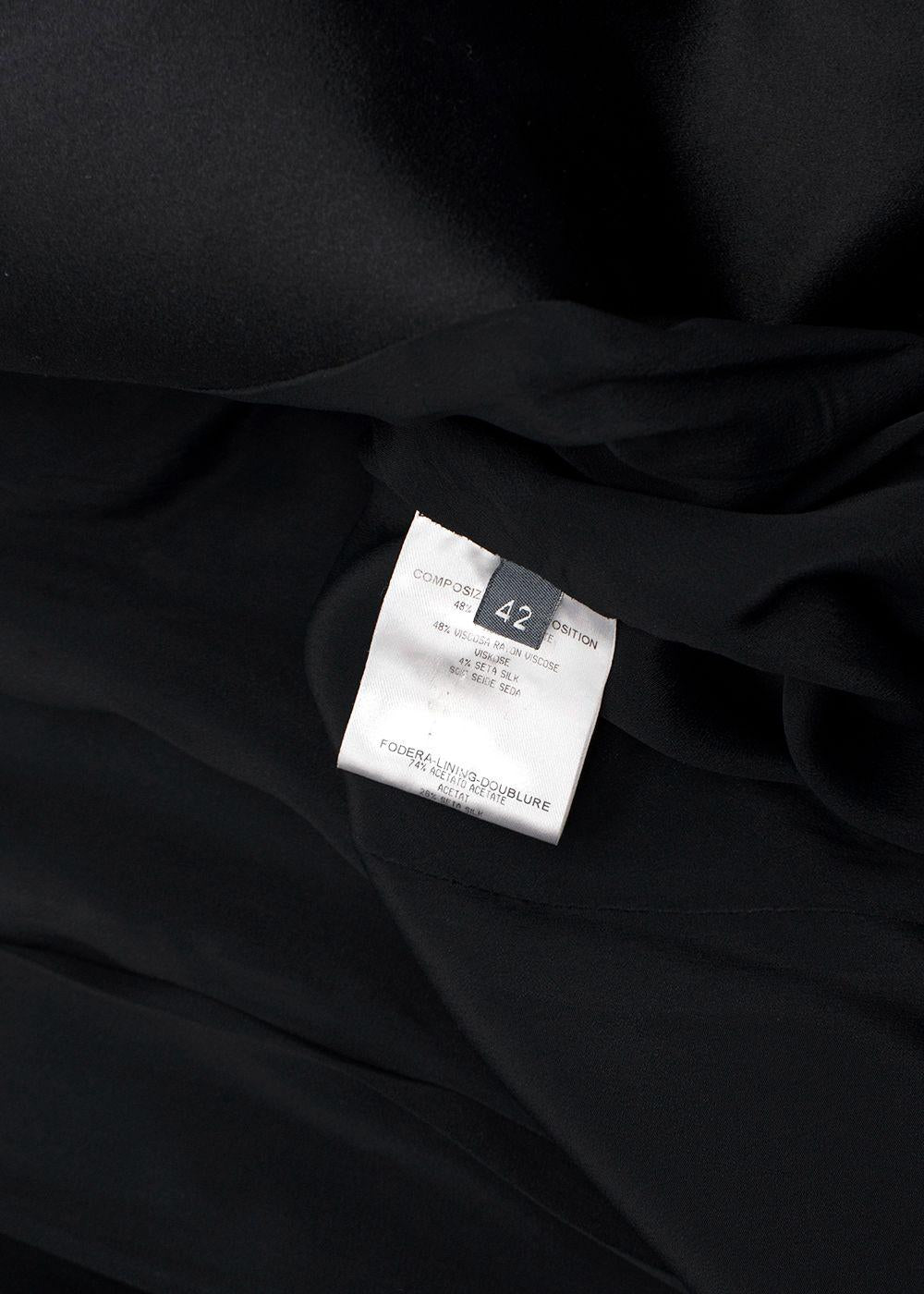 Alexander McQueen Black Blazer with Gold Button Fastening