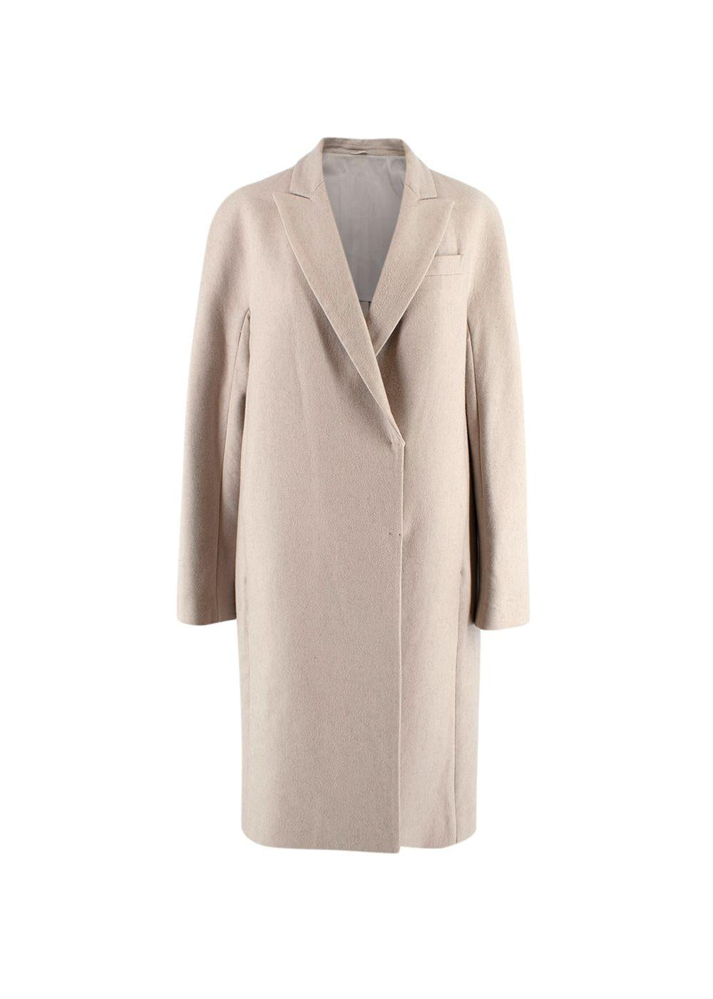 Brunello Cucinelli Beige Cashmere Duster Coat