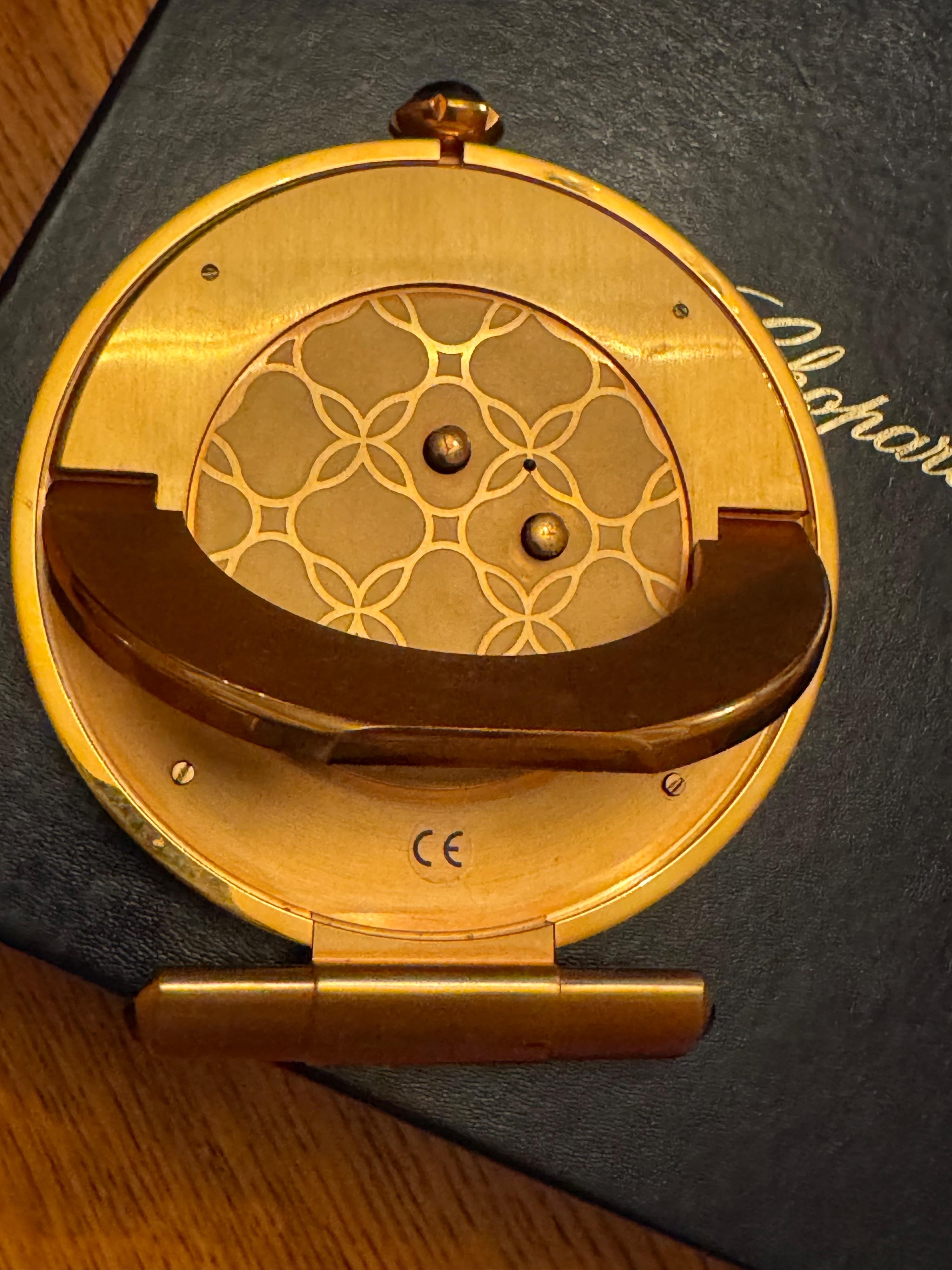 Chopard Imperiale Rose Gold Alarm Clock And Pen