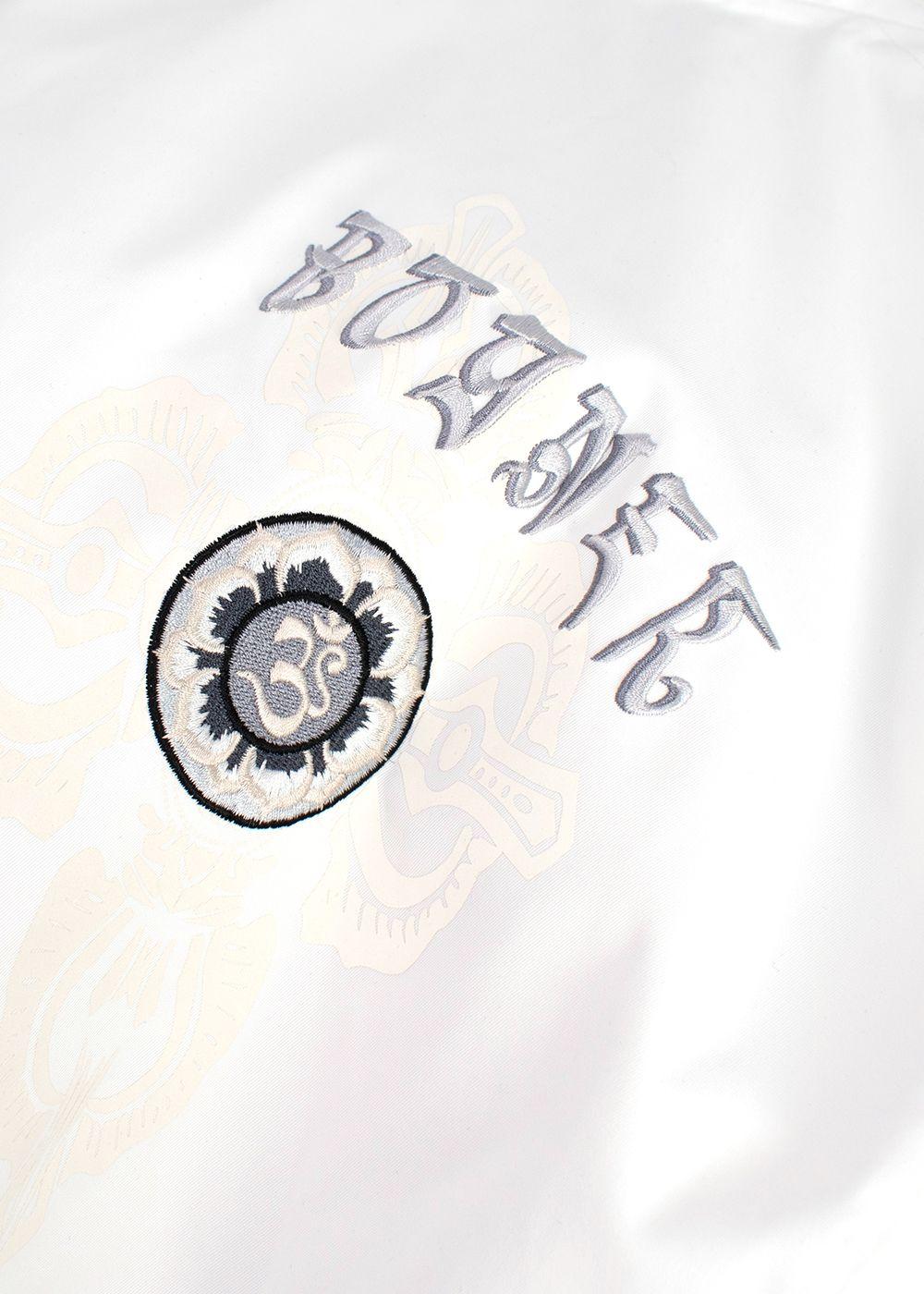 Bogner White Embroidered Ski Jacket