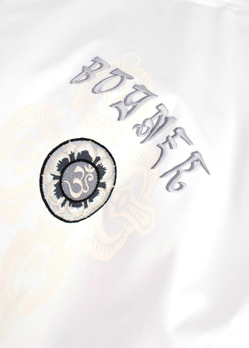 Bogner White Embroidered Ski Jacket