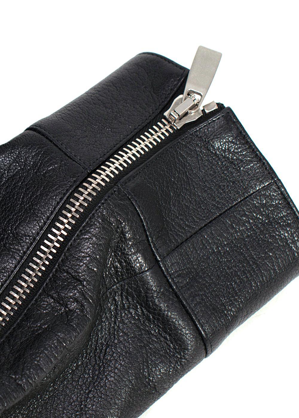 Michael Kors Collection Black Leather Biker Jacket