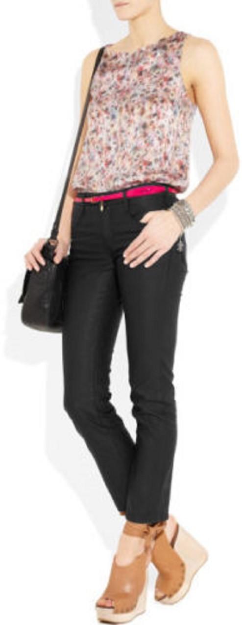 Theyskens’ Theory Black Weji Washed Plyne Jeans