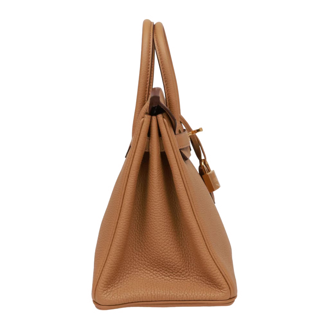 Hermès Birkin 25cm Togo Biscuit Gold Hardware