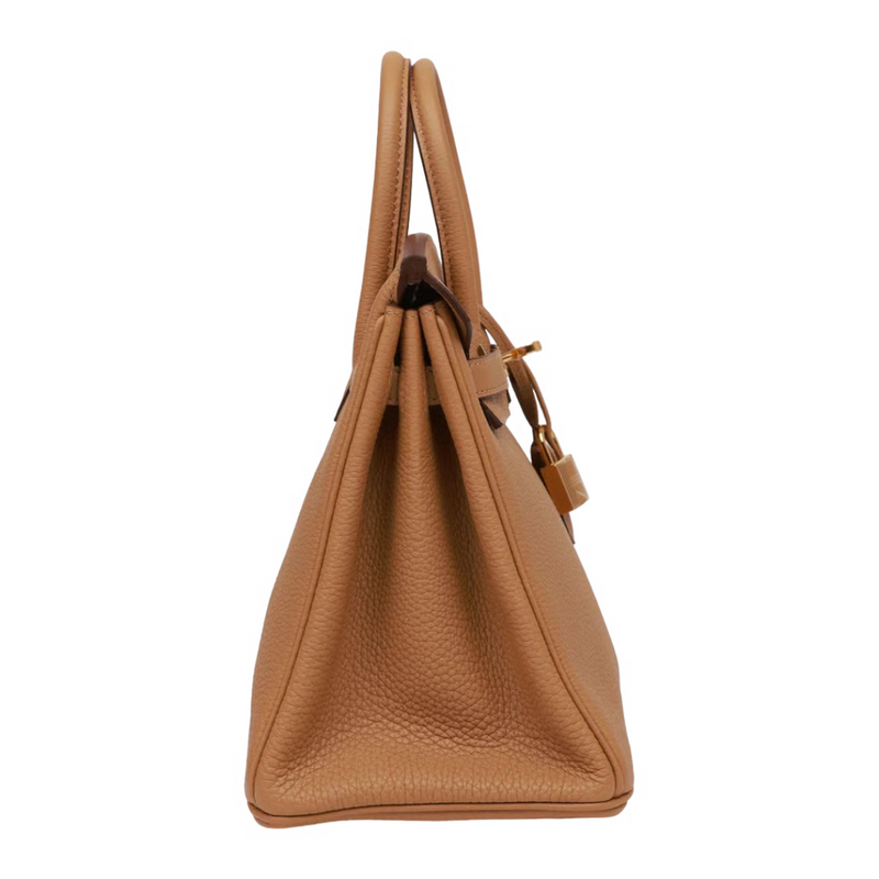 Hermès Birkin 25cm Togo Biscuit Gold Hardware