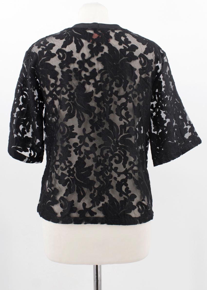 Clover Canyon Black Lace Top