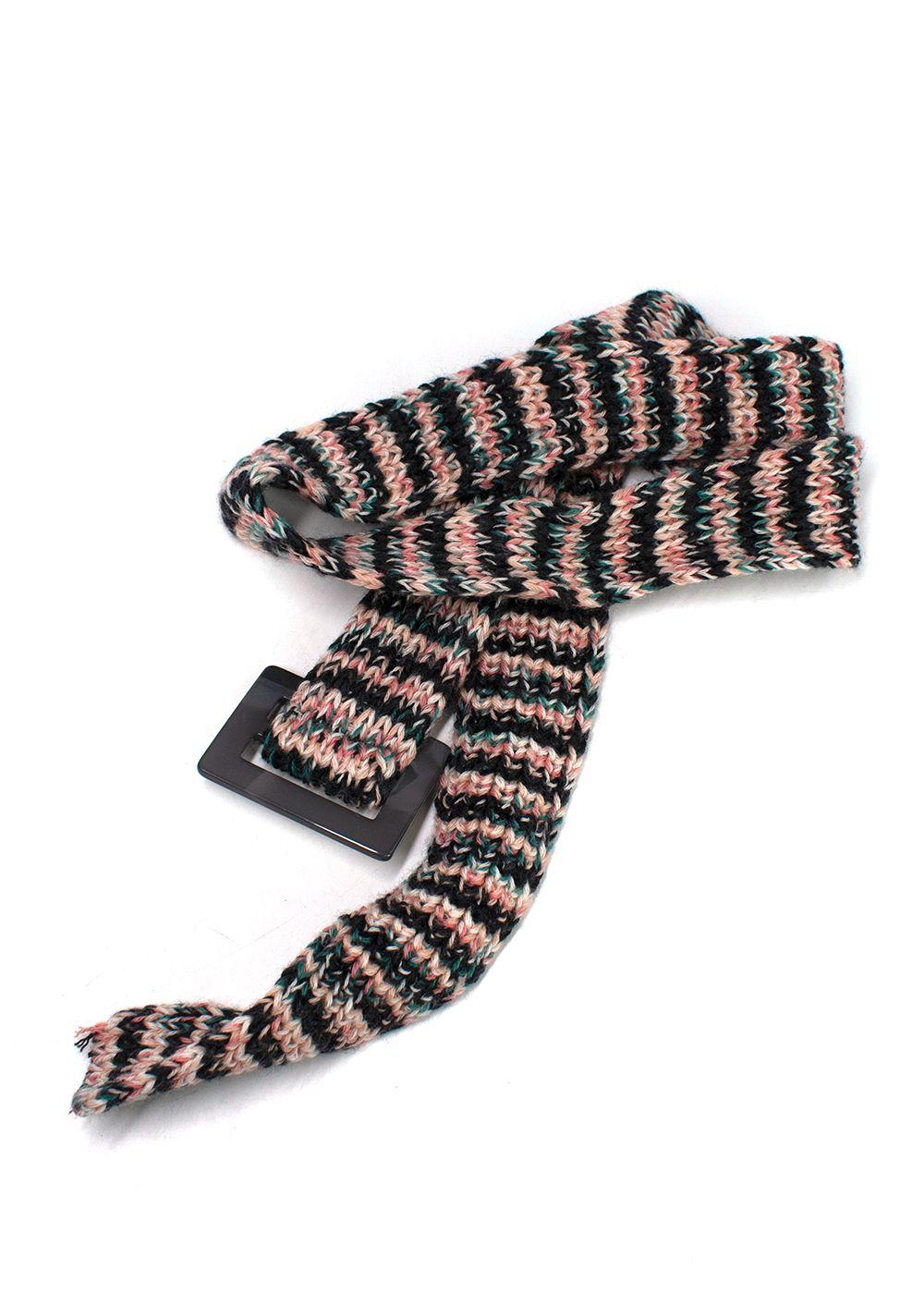 Missoni Multicoloured  Longline Belted Wool Cardigan