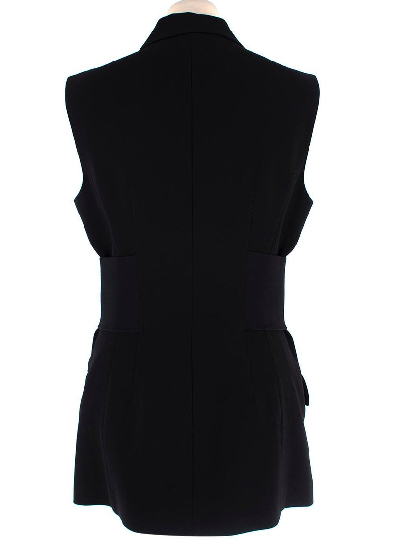 Alexander Wang Black Sleeveless Blazer Dress
