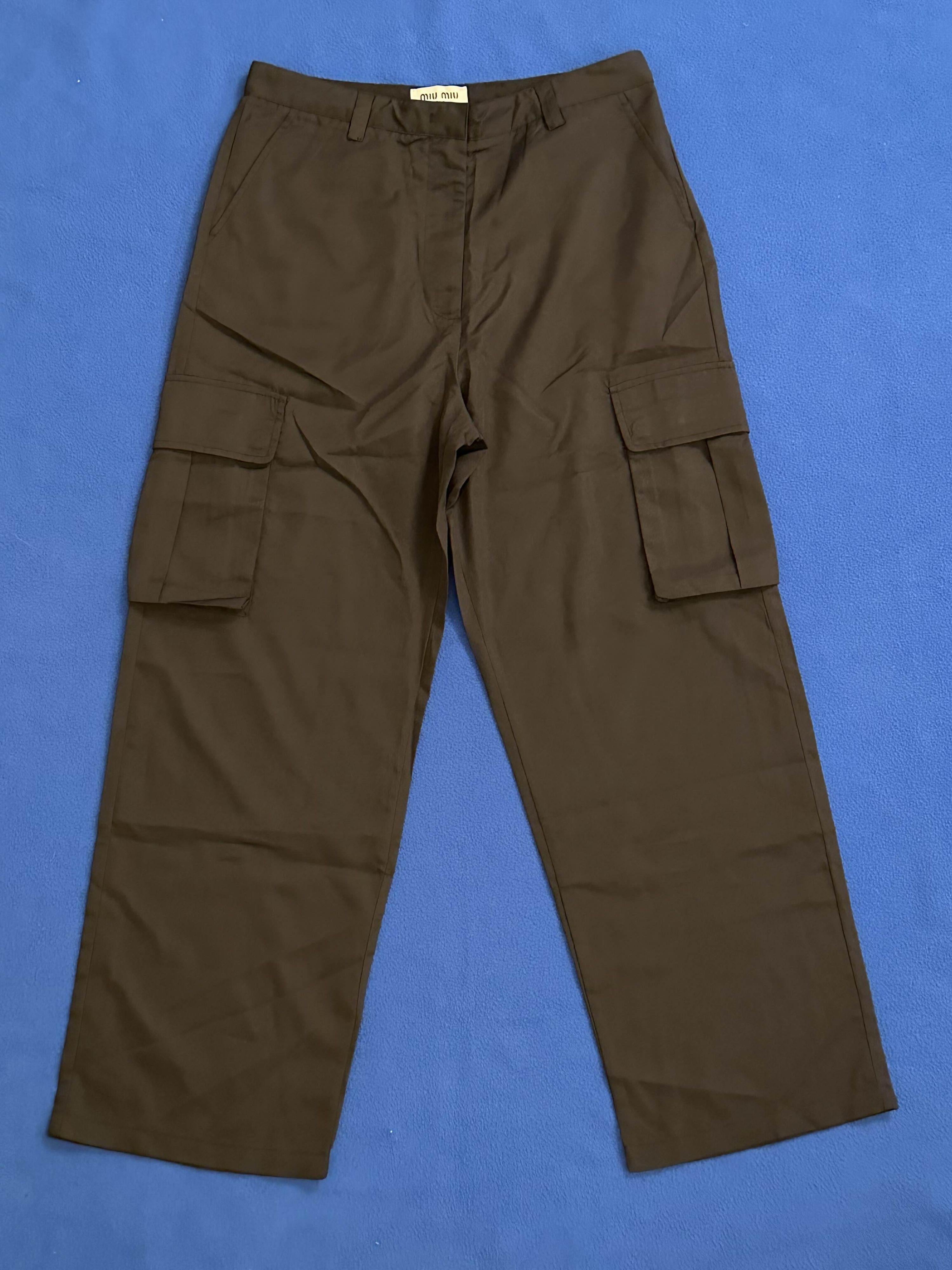 Miu Miu Black Cargo Pants