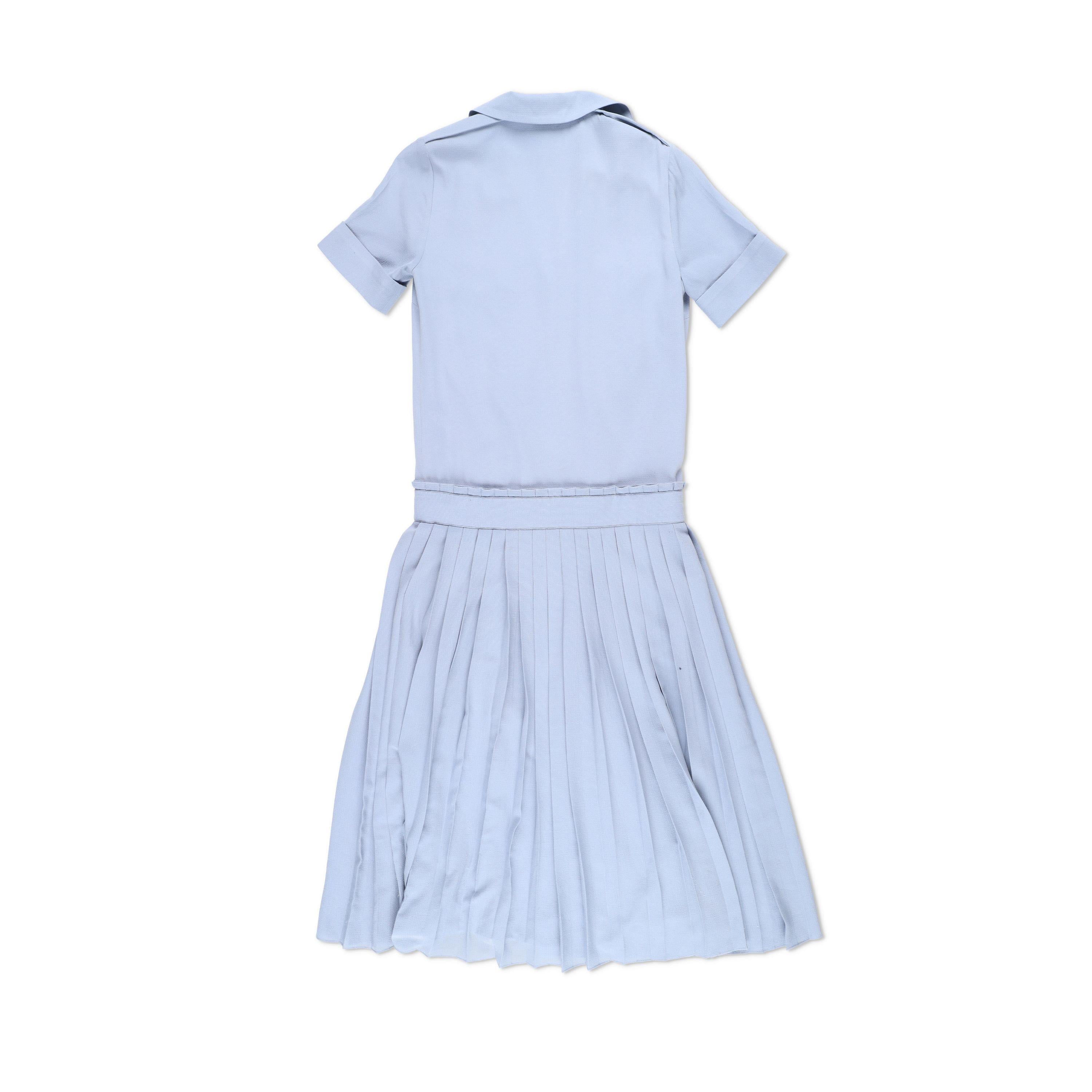 Victoria Victoria Beckham Midi Blue Dress