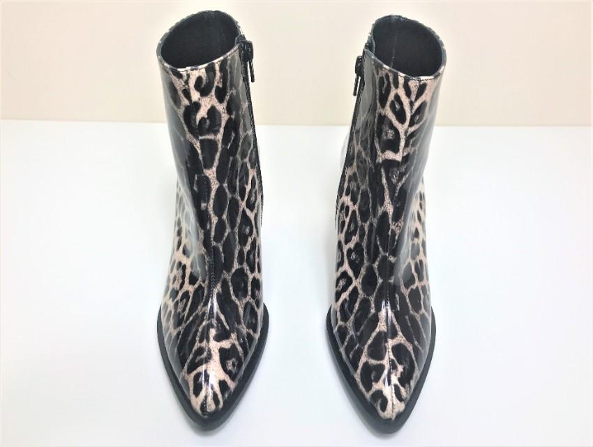 McQ by Alexander McQueen Shadow Ankle Boots Leopard Print