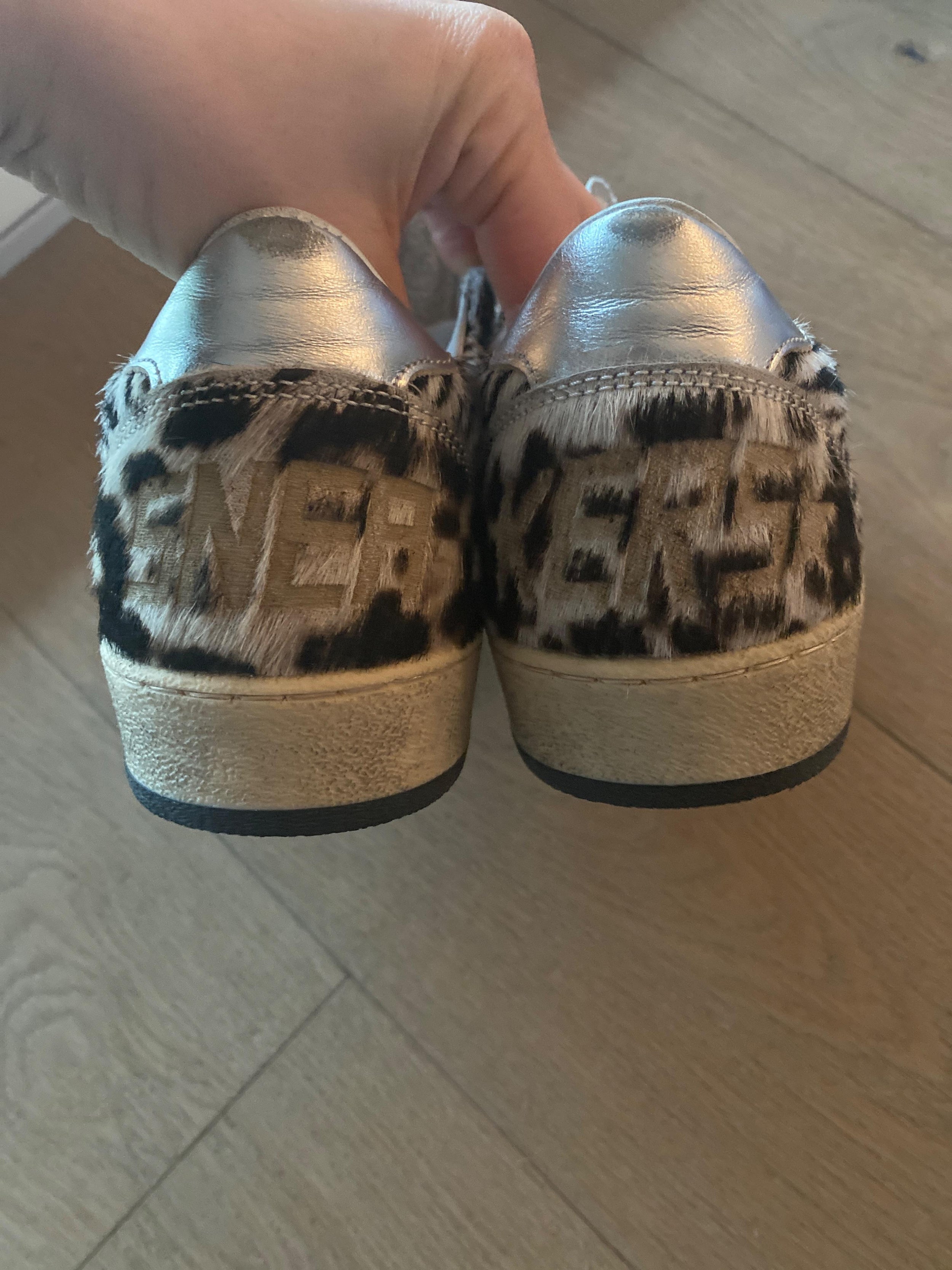 Ballstar Zebra Print Trainers