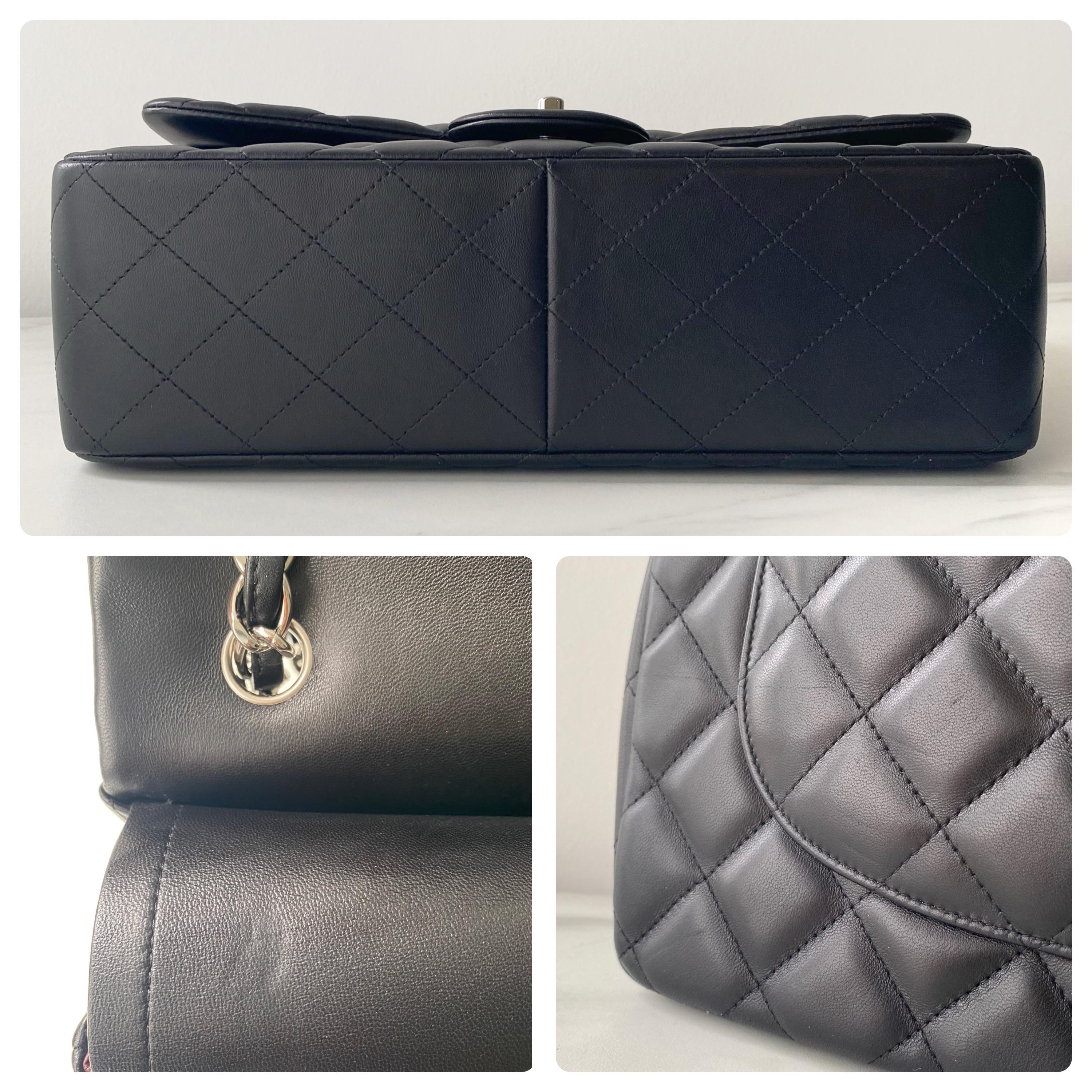 Quilted Lambskin Classic Jumbo Double Flap