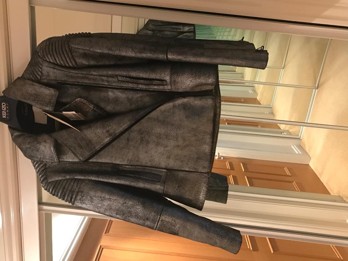 Zoe Jordan Metallic Leather Jacket