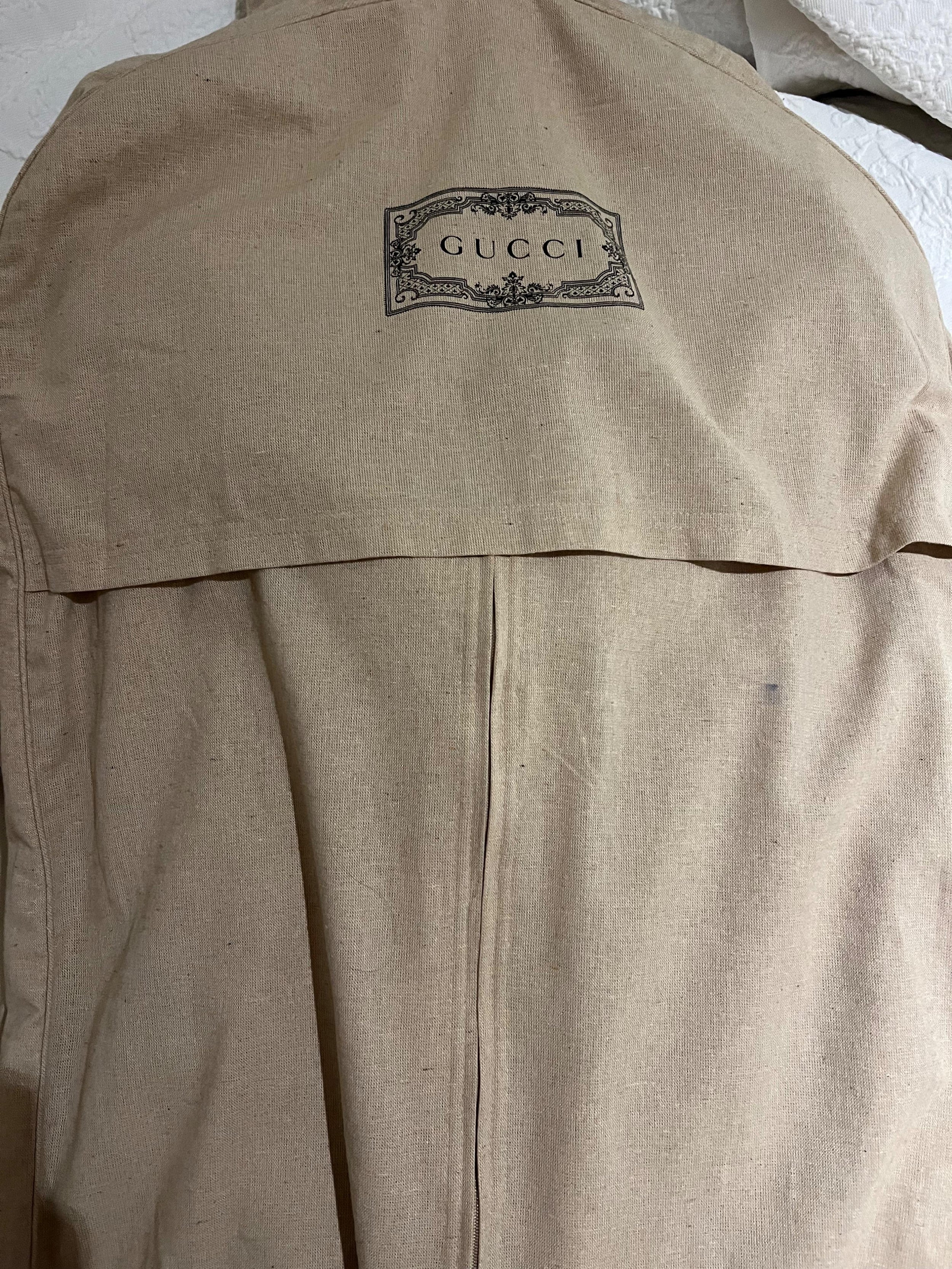 Gucci Cream Horsebit Embellished Wool Mini Dress