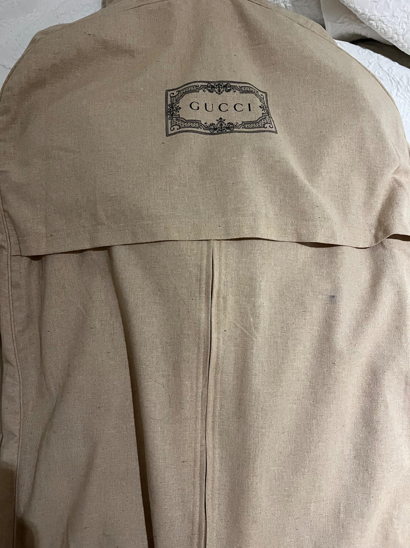 Gucci Cream Horsebit Embellished Wool Mini Dress