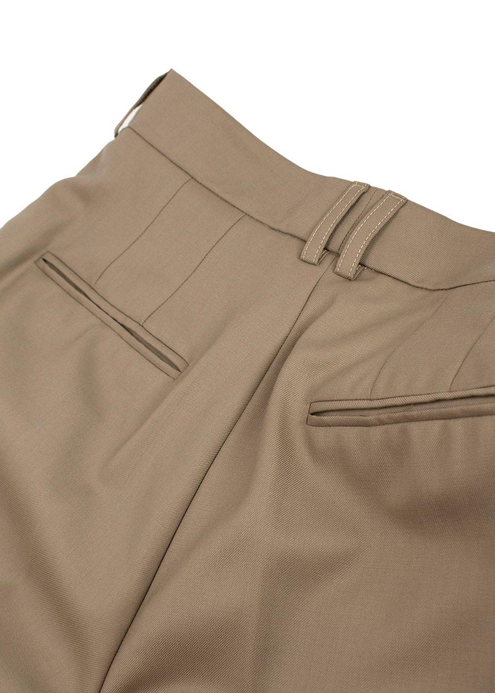 Saint Laurent Beige Tailored Trousers