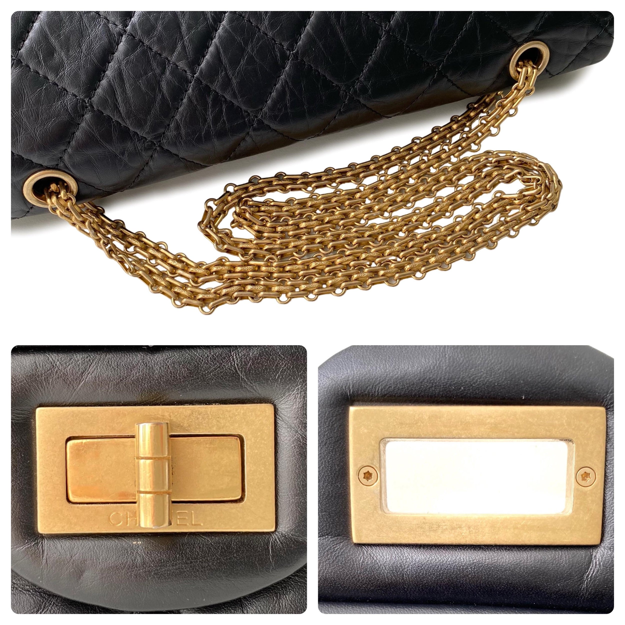 Chanel Black 2.55 Reissue Shoulder Bag