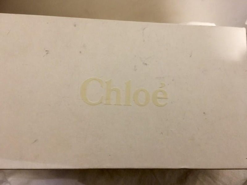 Chloe Croc Embossed Patent Leather Pumps