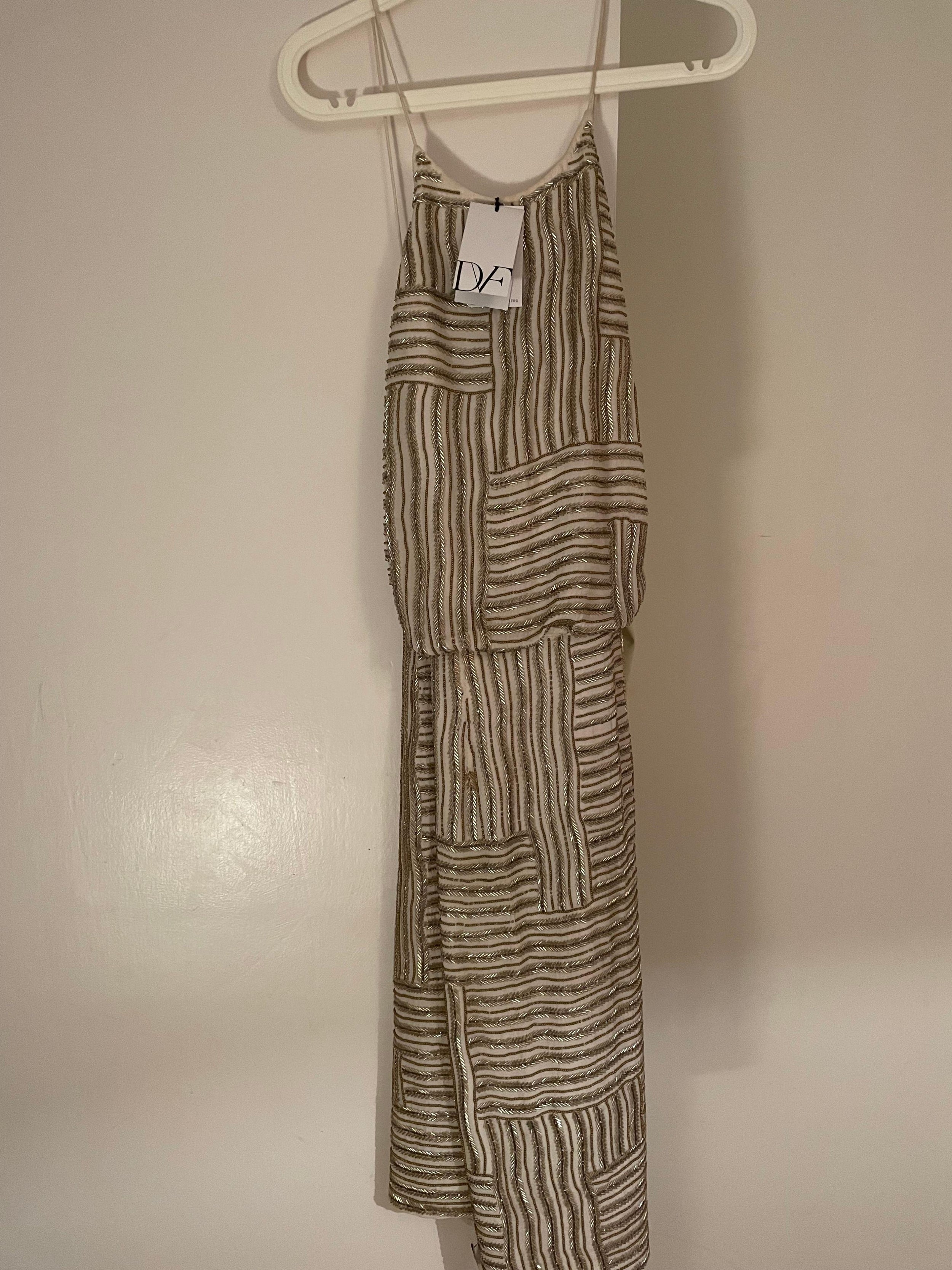 Samala beaded silk-chiffon dress