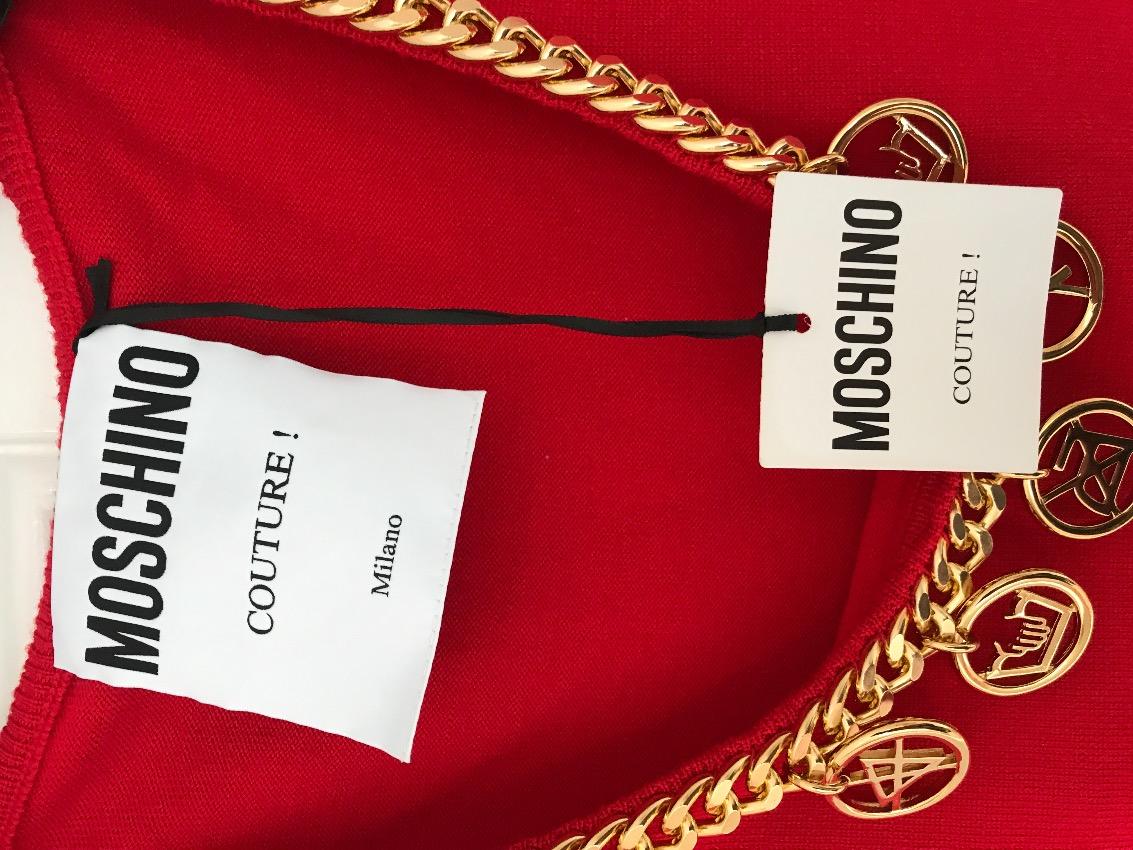 Moschino Gold Chain Jumper