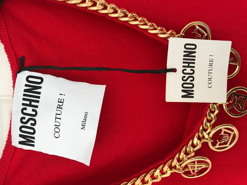 Moschino Gold Chain Jumper