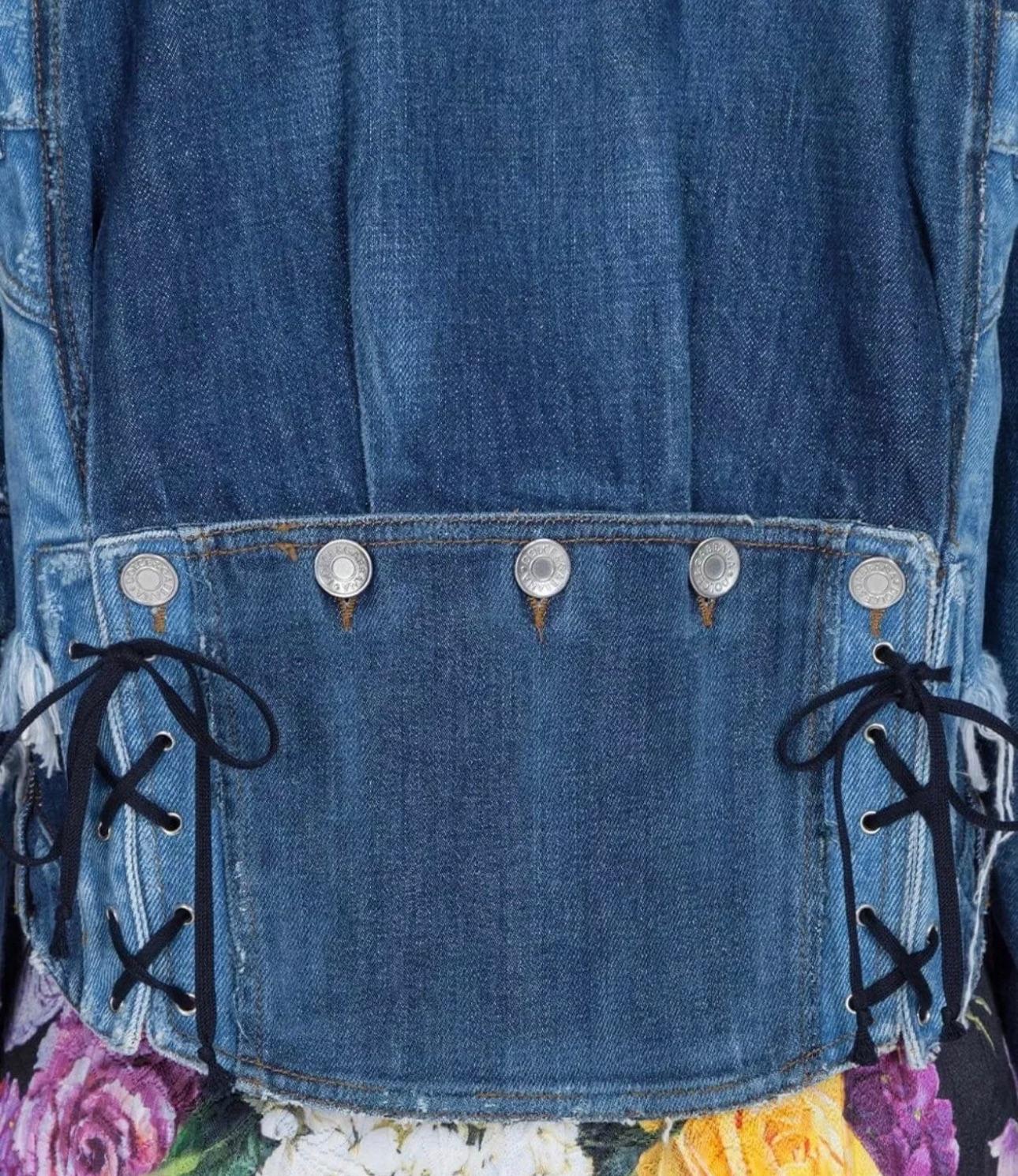 Docle & Gabbana Mixed Denim Jacket