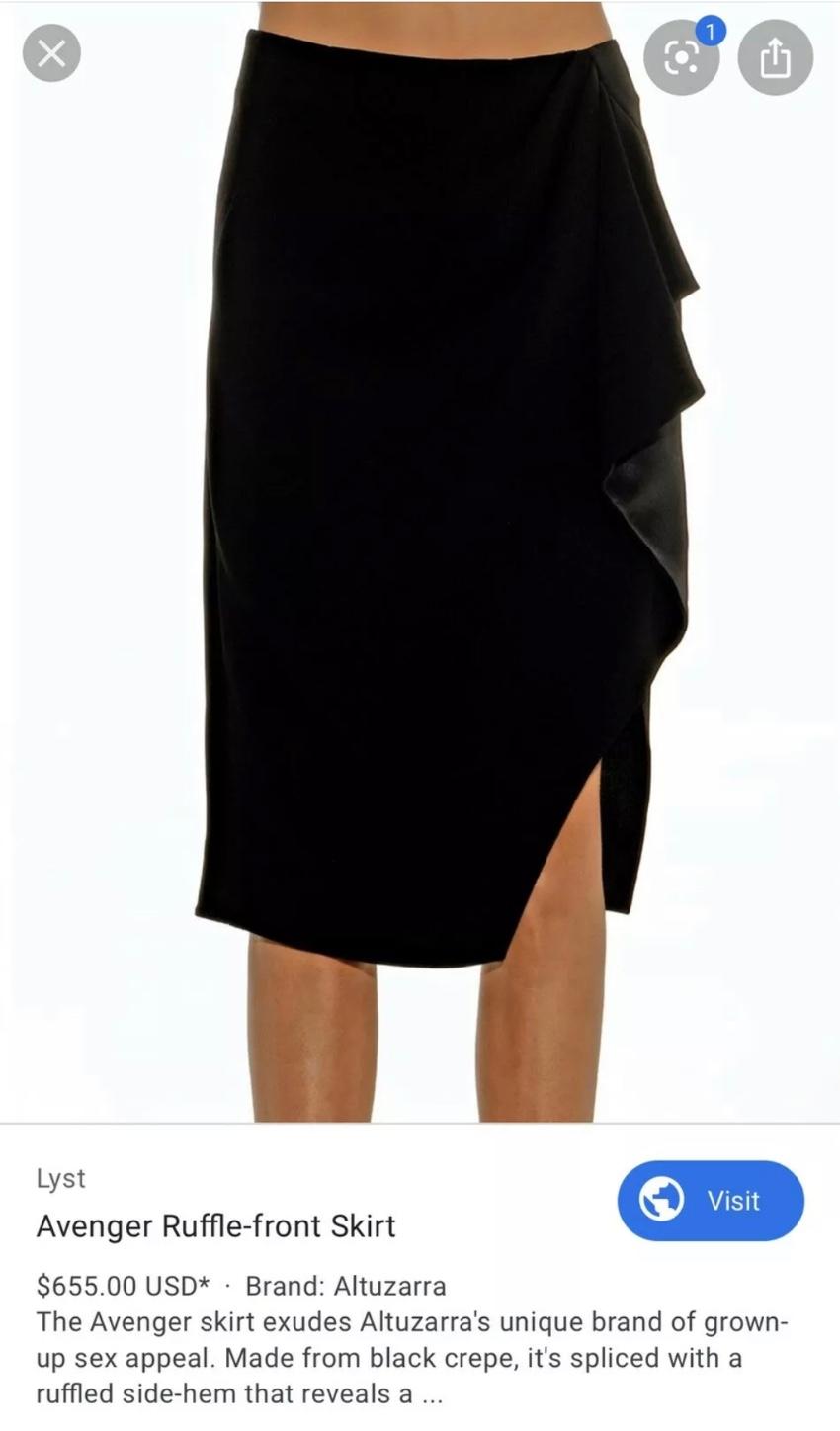 Altuzarra Avenger Ruffle-front Skirt