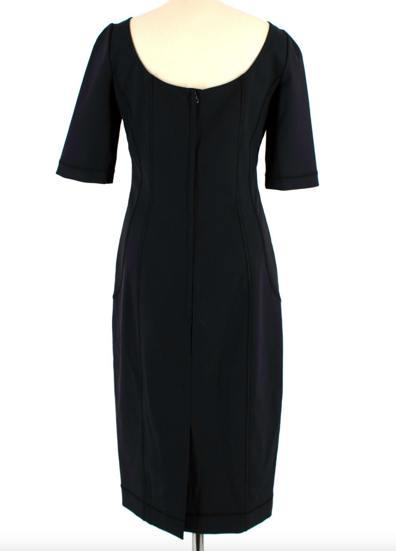 Dolce & Gabbana Nate Scoop-neck Stretch-cotton Dress