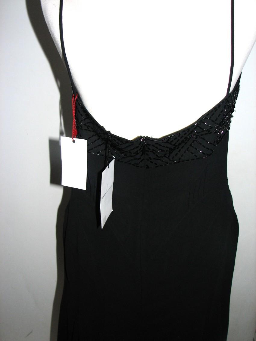 Amanda Wakeley black chiffon cocktail dress