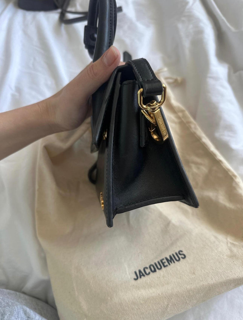 Jacquemus Black Leather Le Chiquito Bag