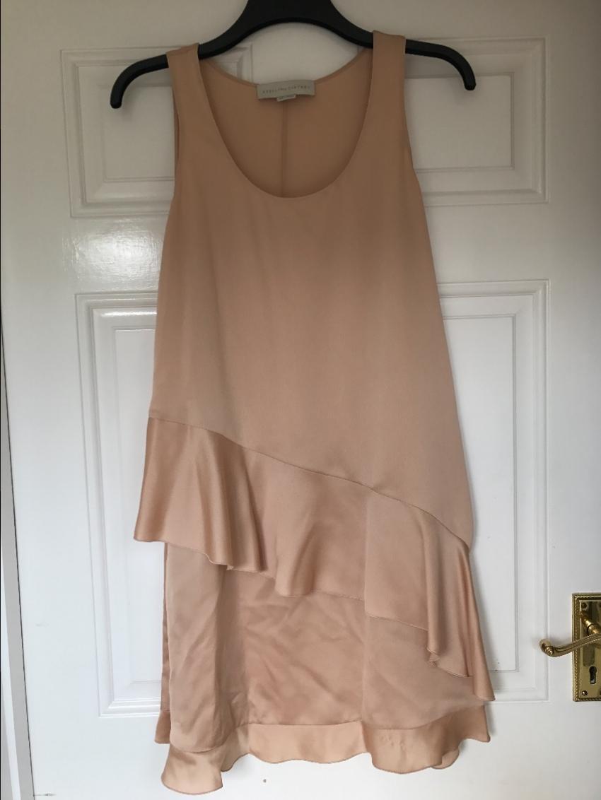 Stella McCartney Nude Silk Dress