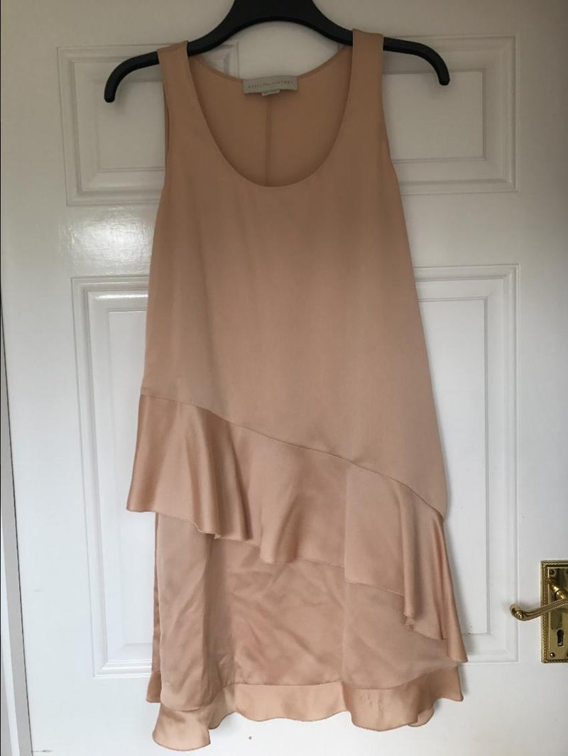 Stella McCartney Nude Silk Dress