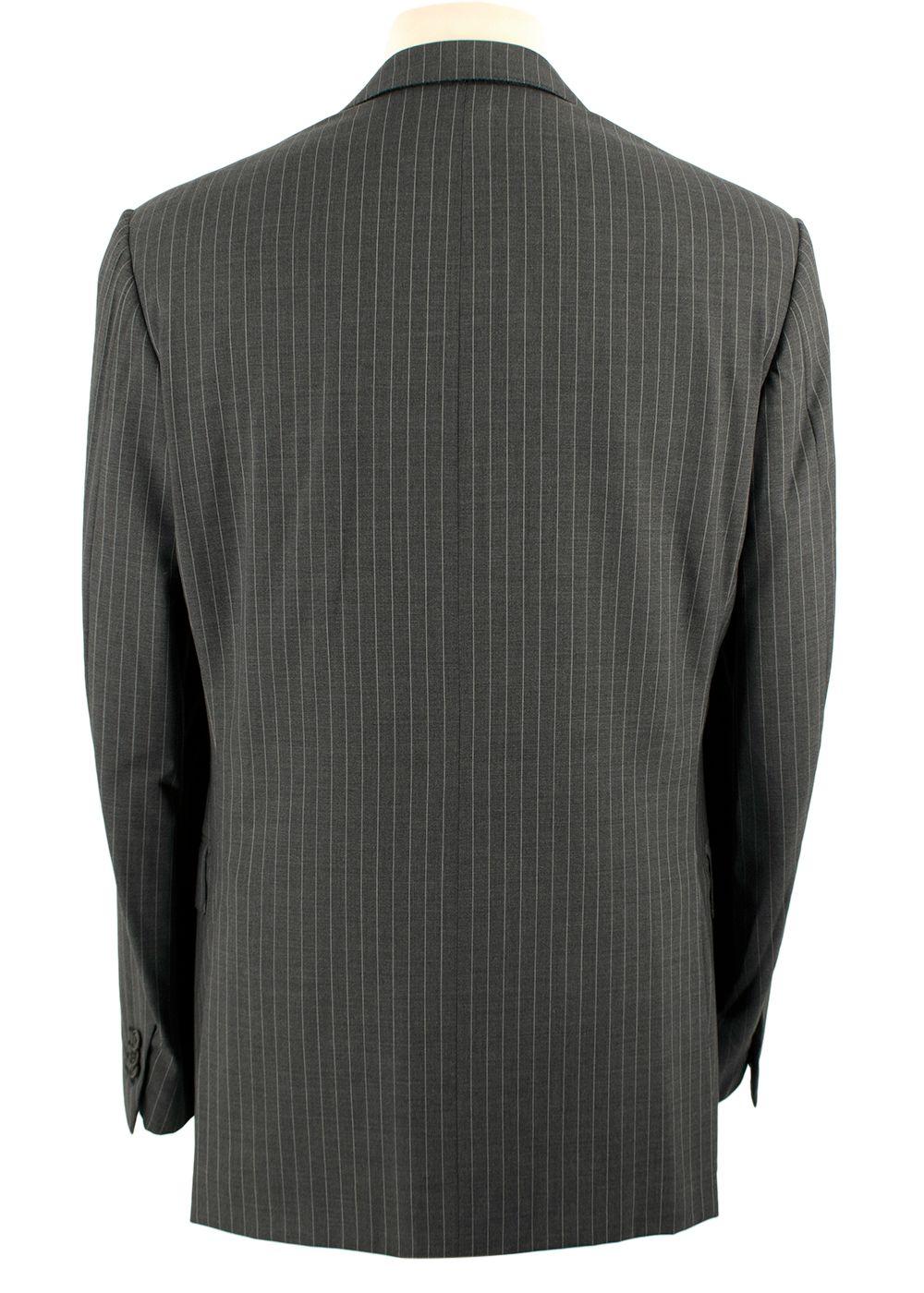 Ermenegildo Zegna Grey PinStripe Single Breasted Blazer and Trouser Suit