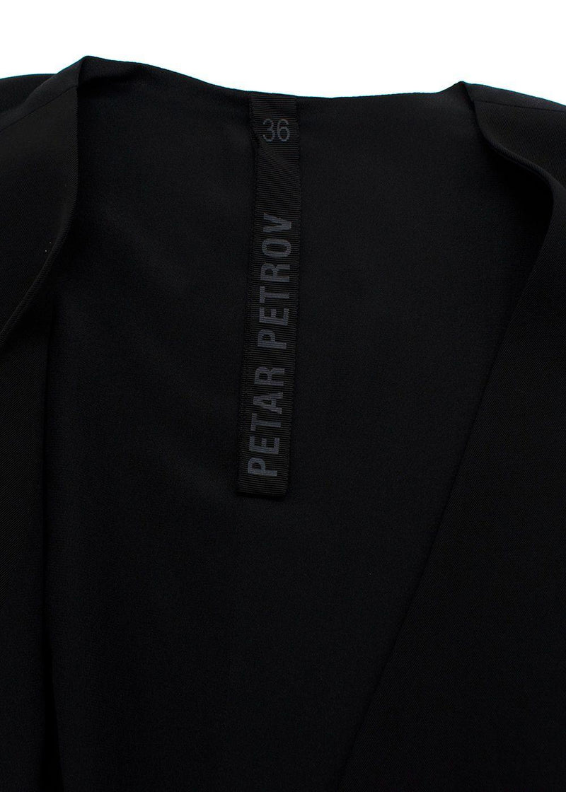 Petar Petrov Black Wyck Wool-Blend  Waistcoat