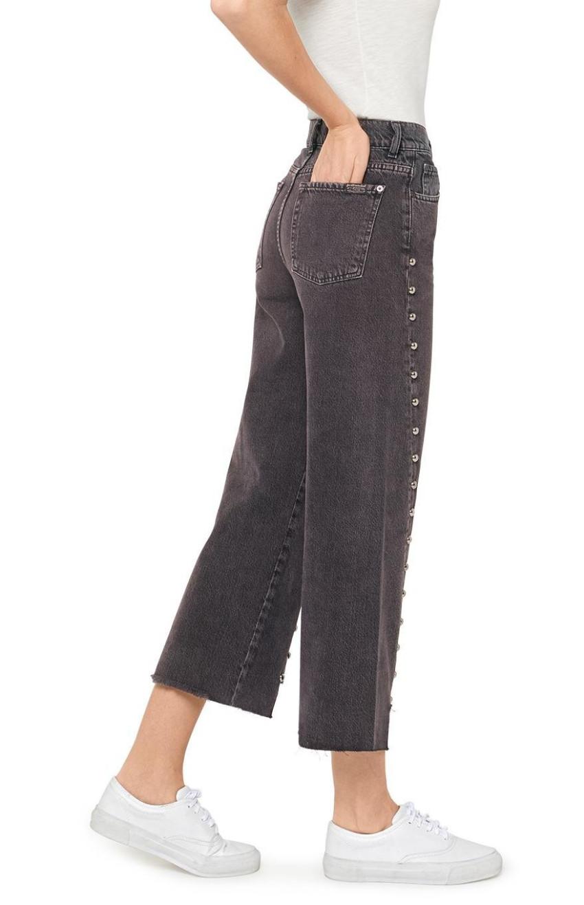 7 For All Mankind Black Marnie Outsider Jeans