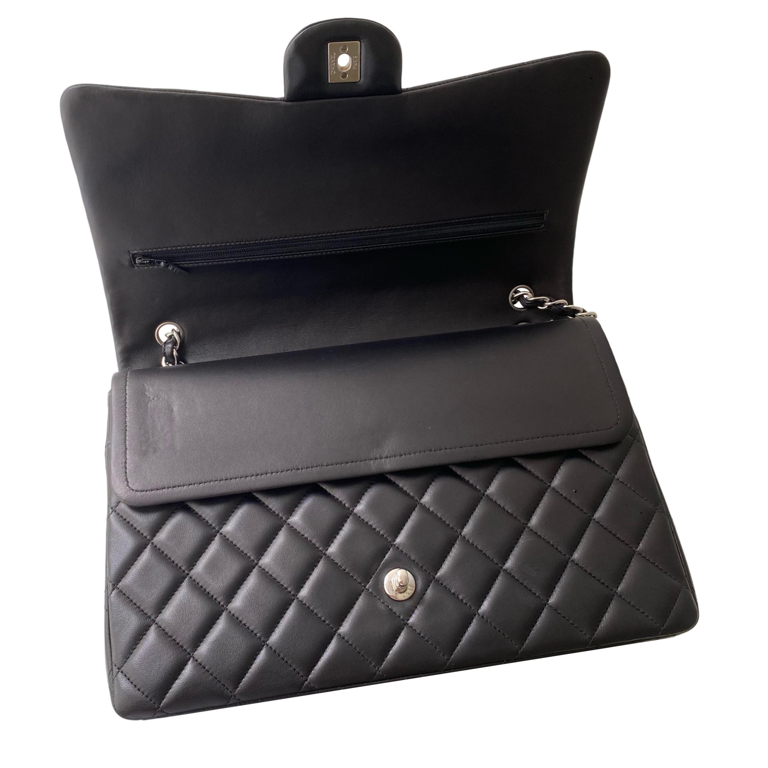 Maxi Lambskin Double Flap