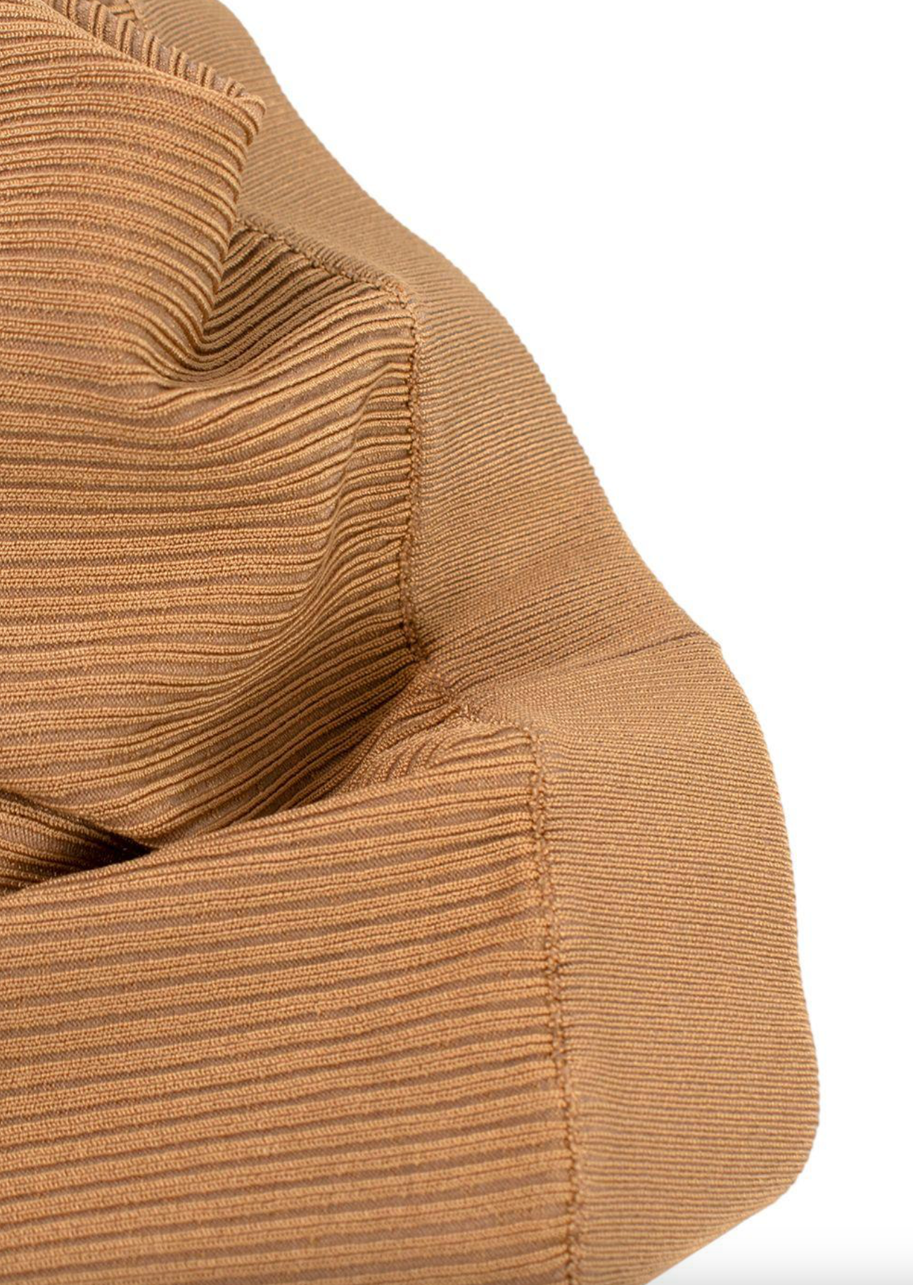 Saint Laurent Camel Ribbed Cycling Shorts