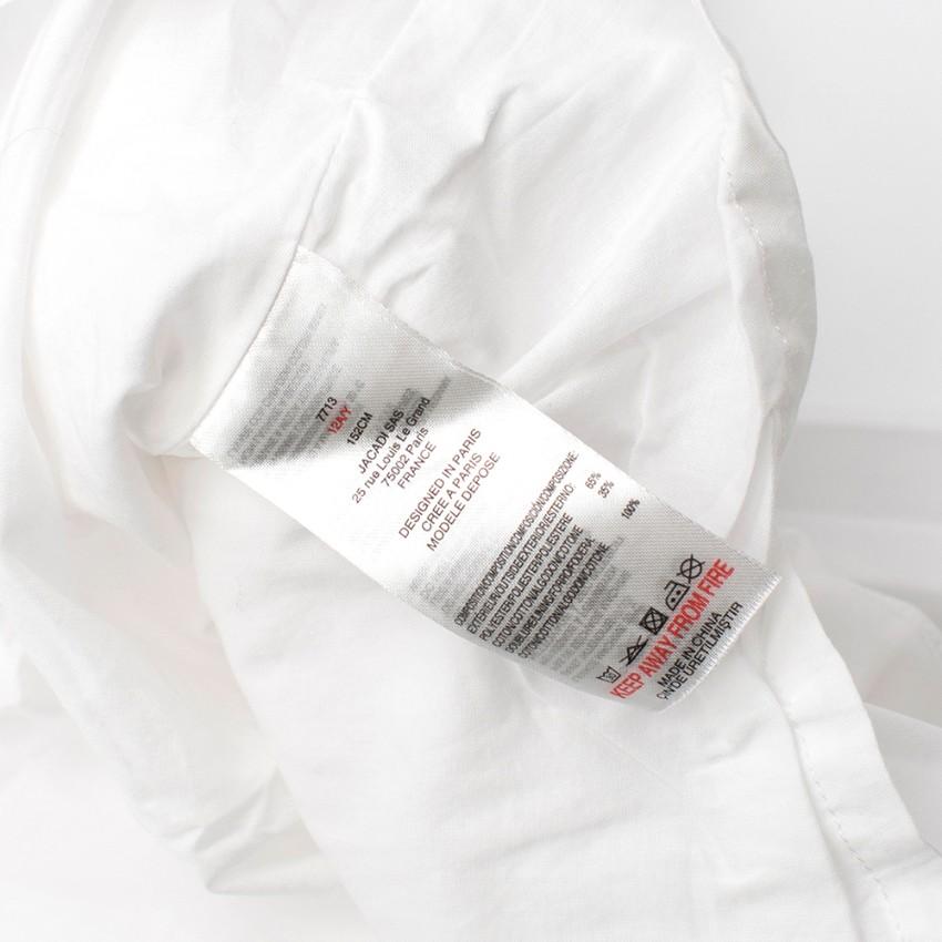 Jacadi white pleated dress