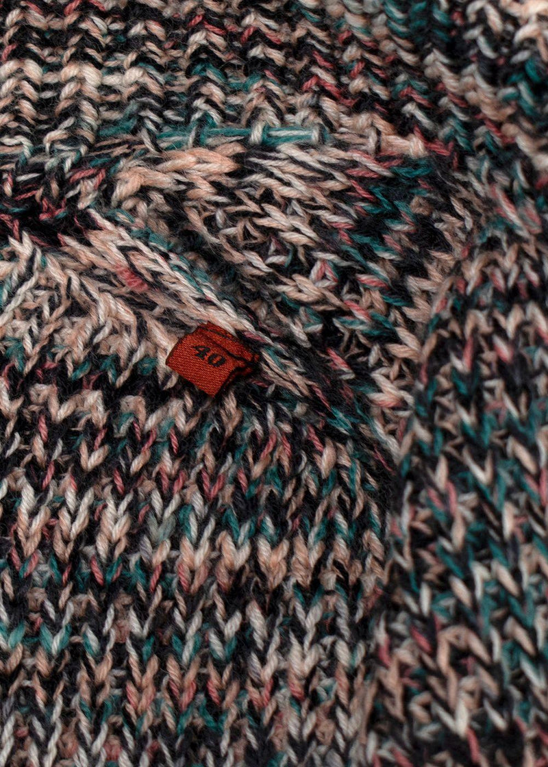Missoni Multicoloured  Longline Belted Wool Cardigan