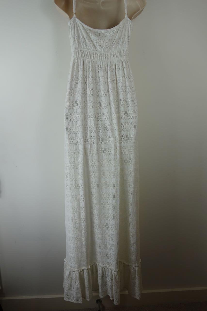 Ivory Lace Maxi Dress