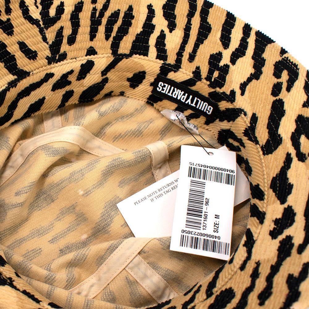 Guilty Parties Velvet Tiger Print Bucket Hat