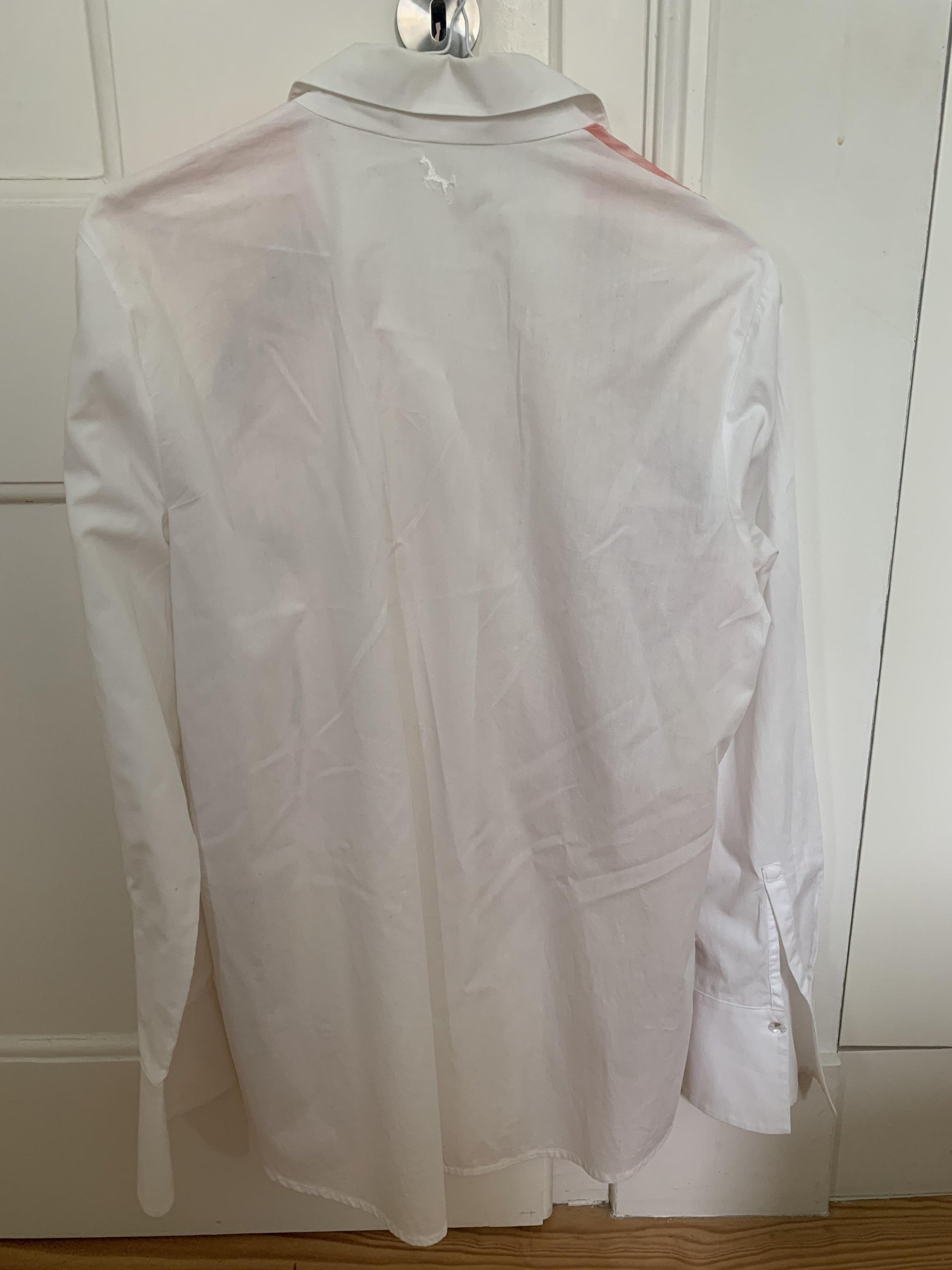 Escada Sheer printed White Shirt