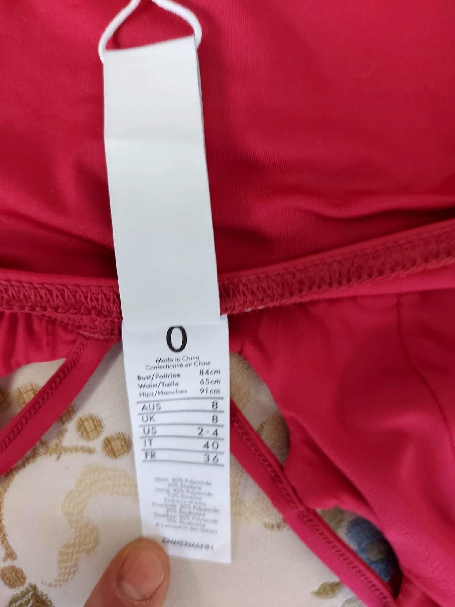 Goldie Crescent button-embellished cutout swimsuit