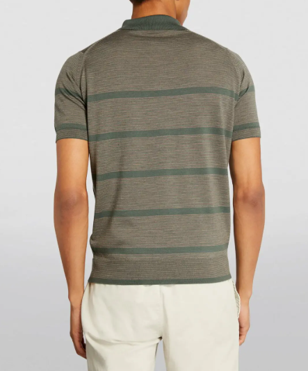 John Smedley Merino Wool Webb Polo Shirt