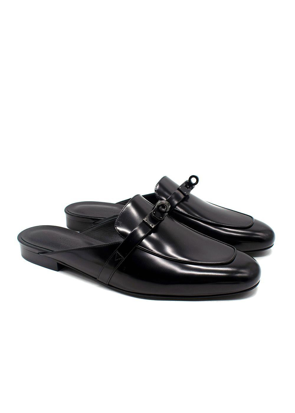 Hermes Noir Oz Mule