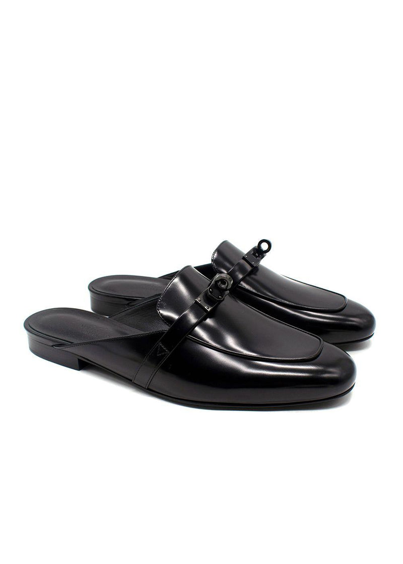 Hermes Noir Oz Mule
