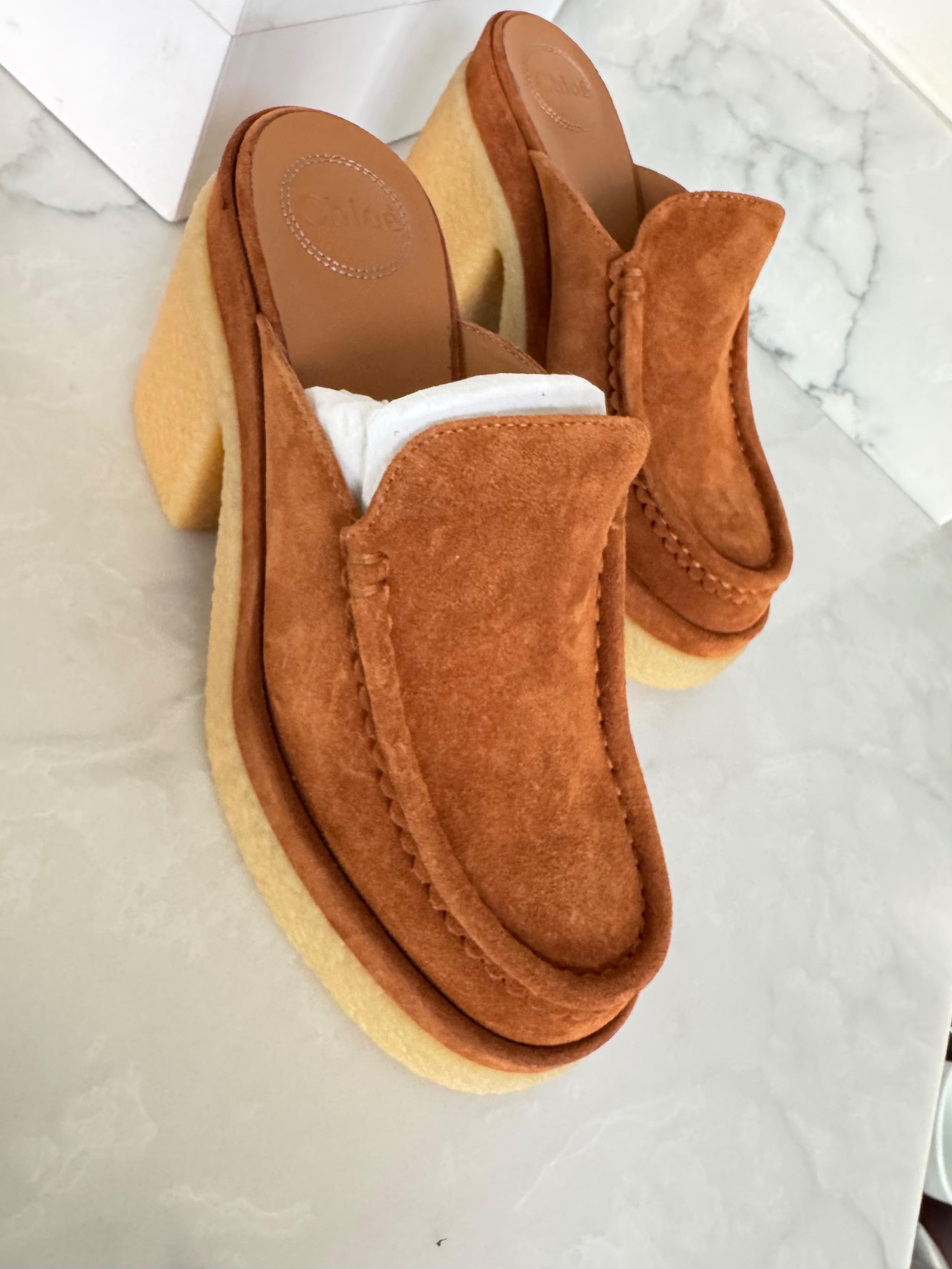 Chloe Tan  Jamie Suede Mules