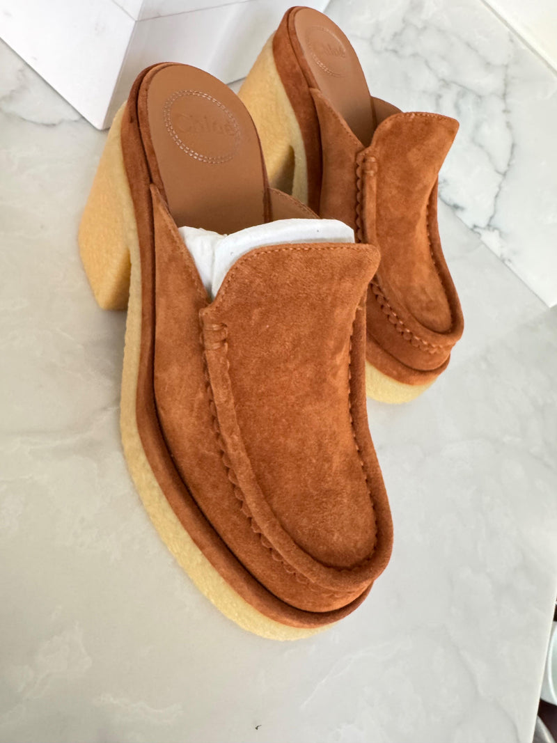 Chloe Tan  Jamie Suede Mules