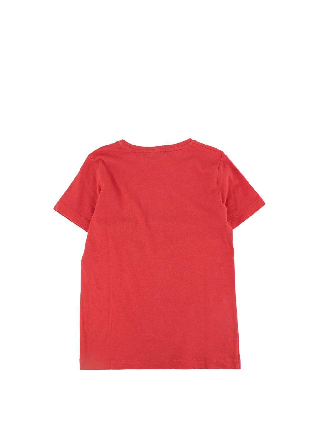 Kids 6Y Red Bike Print Cotton Jersey T-Shirt